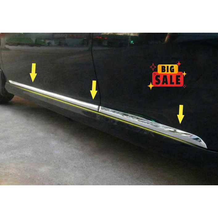 Nẹp Sườn Mazda 3 2015 2016 2017 2018 2019 ( Bản Sedan ) - Ốp Bảo Vệ Sườn Xe Mazda 3