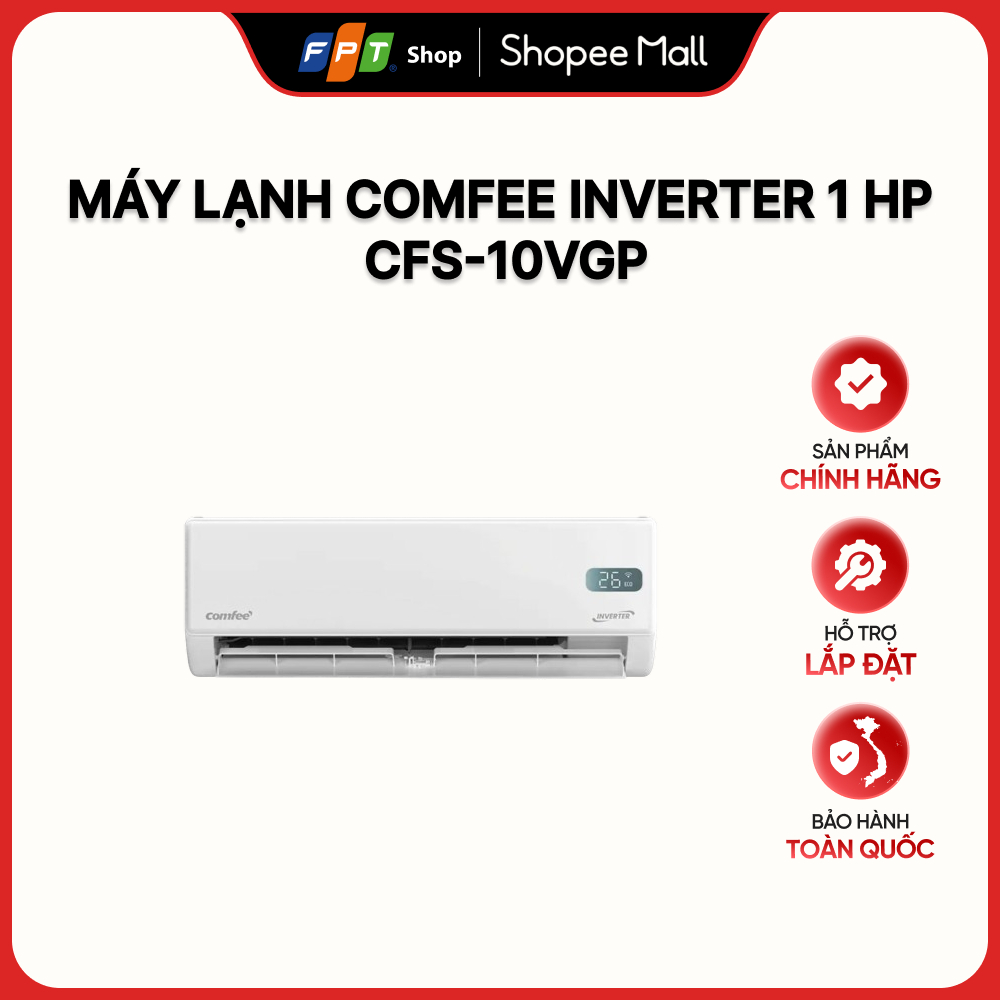 [Hàng chính hãng] Máy Lạnh Comfee Inverter 1 HP CFS-10VGPF