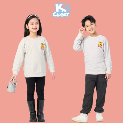 Áo Dài Tay Thu Đông K'S CLOSET Chất Liệu Da Cá Cho Bé Trai Và Bé Gái 10-55kg (2-14 tuổi) KT028THF/KT259THF/E050FIF