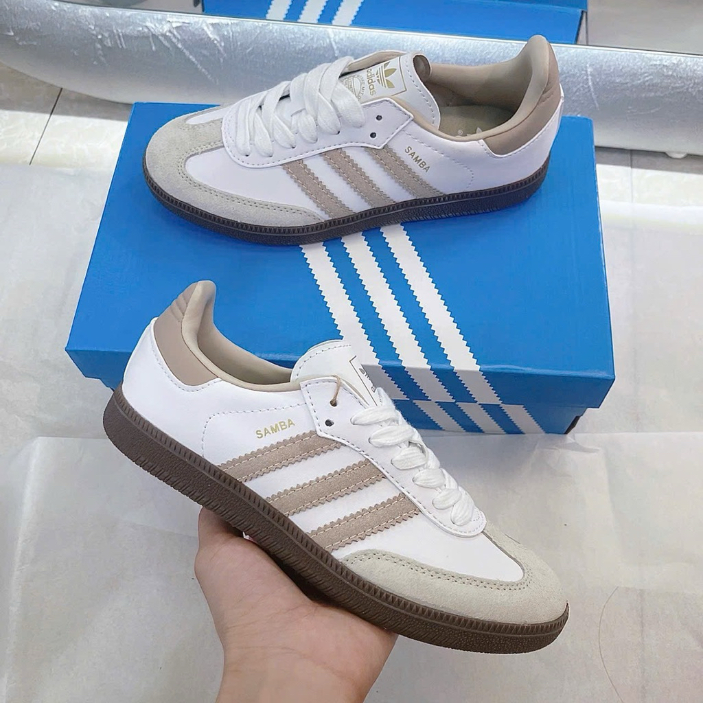 [ Sale 50% Chính Hãng ] Giày sneaker s@mb@ màu nâu nhạt