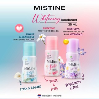 [ JUNHEE_ AUTH ] Lăn nách khử mùi MISTINE WHITE SPA Thái Lan