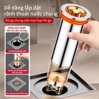 Lõi Thoát Sàn Chống Mùi Hôi Từ Tính Thế Hệ Mới - Ngăn Côn Trùng Trào Ngược Thoát Nước Nhanh Inox 304