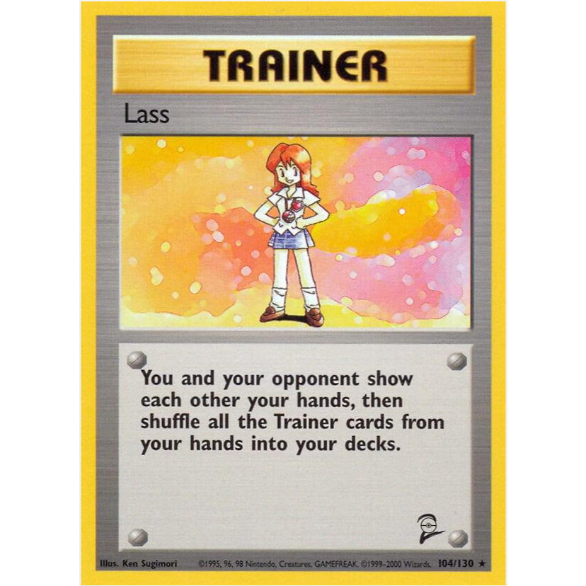[Thẻ bài Pokemon TCG] Lass - 104/130 - Rare