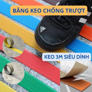 Miếng Dán Chống Trượt  1m - Nhựa PVC Dày Chống Mài Mòn, Keo Siêu Dính, Dùng Cho Bậc Cầu Thang & Hiên Nhà Trời Mưa