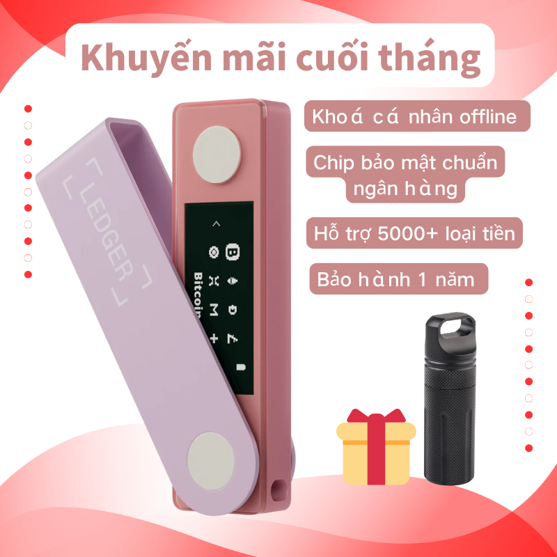 ví lạnh Ledger Nano X chính hãng Pháp Mới hoàn toàn | niêm phong kín