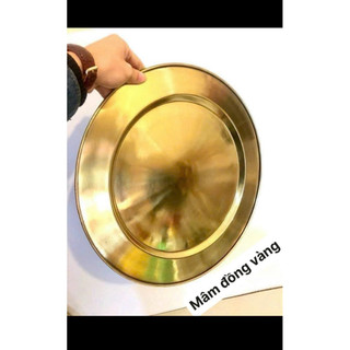 Mâm đồng trơn  45 cm giảm giá 50% chuẩn 💯 bằng đồng -Mdaccs-Mdac