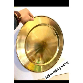 Mâm đồng trơn  45 cm giảm giá 50% chuẩn 💯 bằng đồng -Mdaccs-Mdac