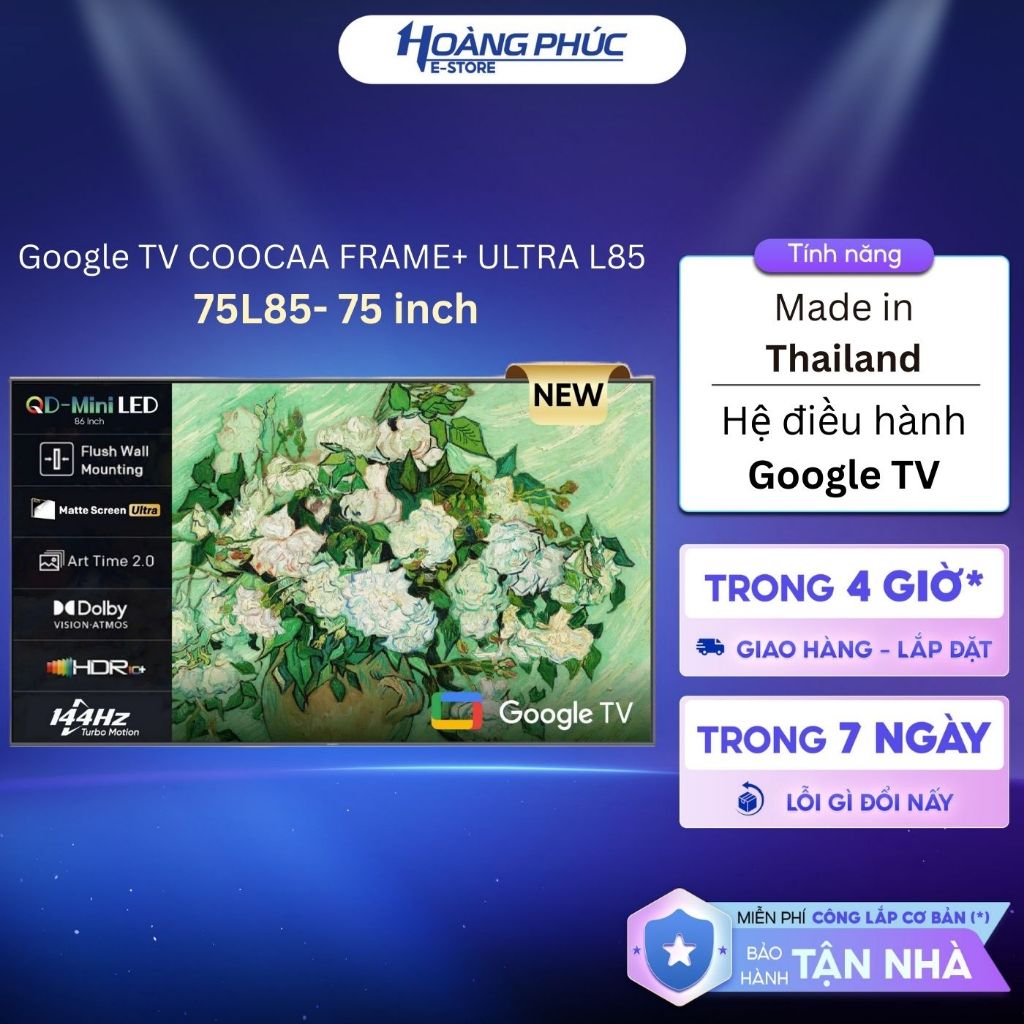 Google TV COOCAA FRAME+ ULTRA L85 - 75 inch 75L85