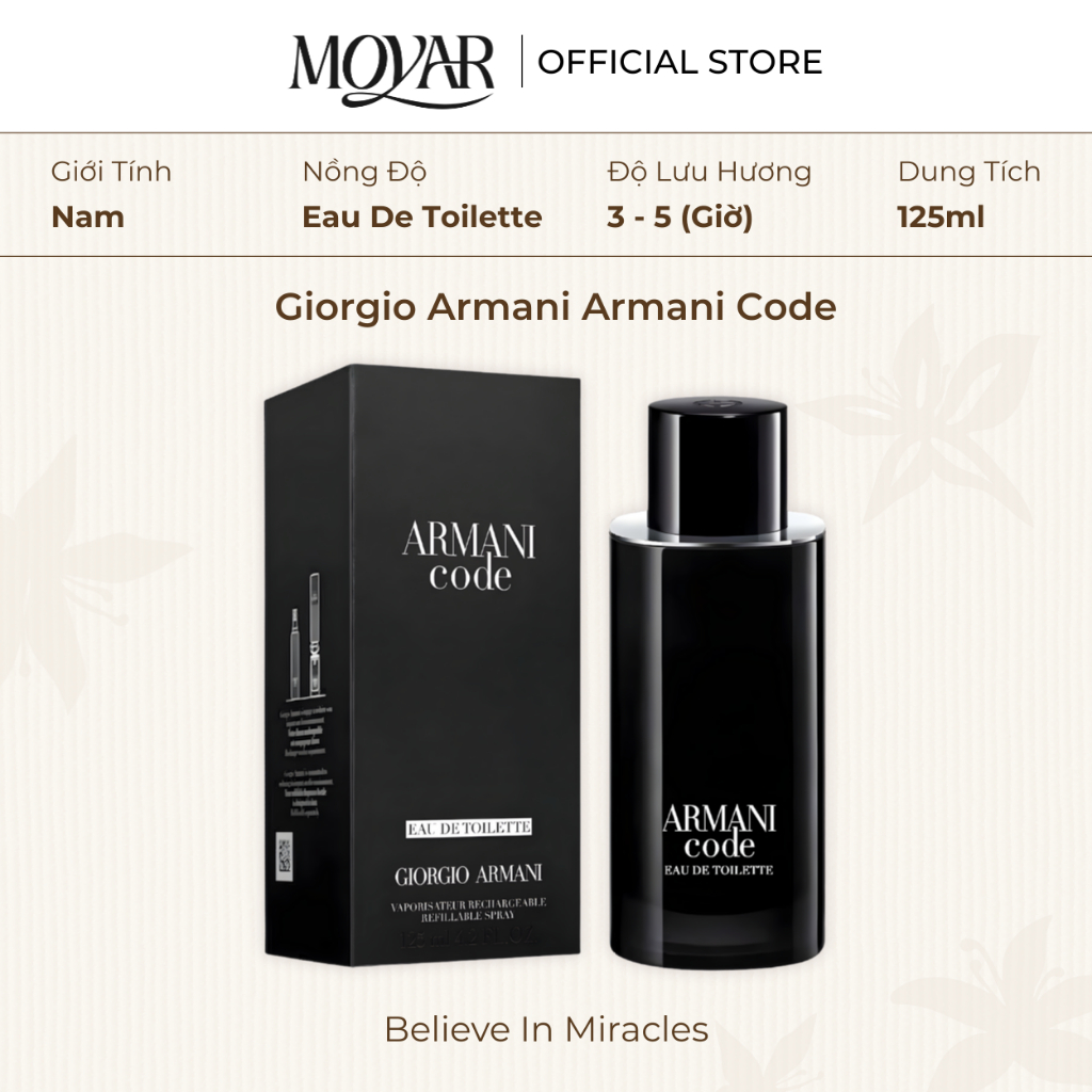 Nước Hoa Fullsize Giorgio Armani Armani Code | Nước Hoa Nam | Moyar Perfume