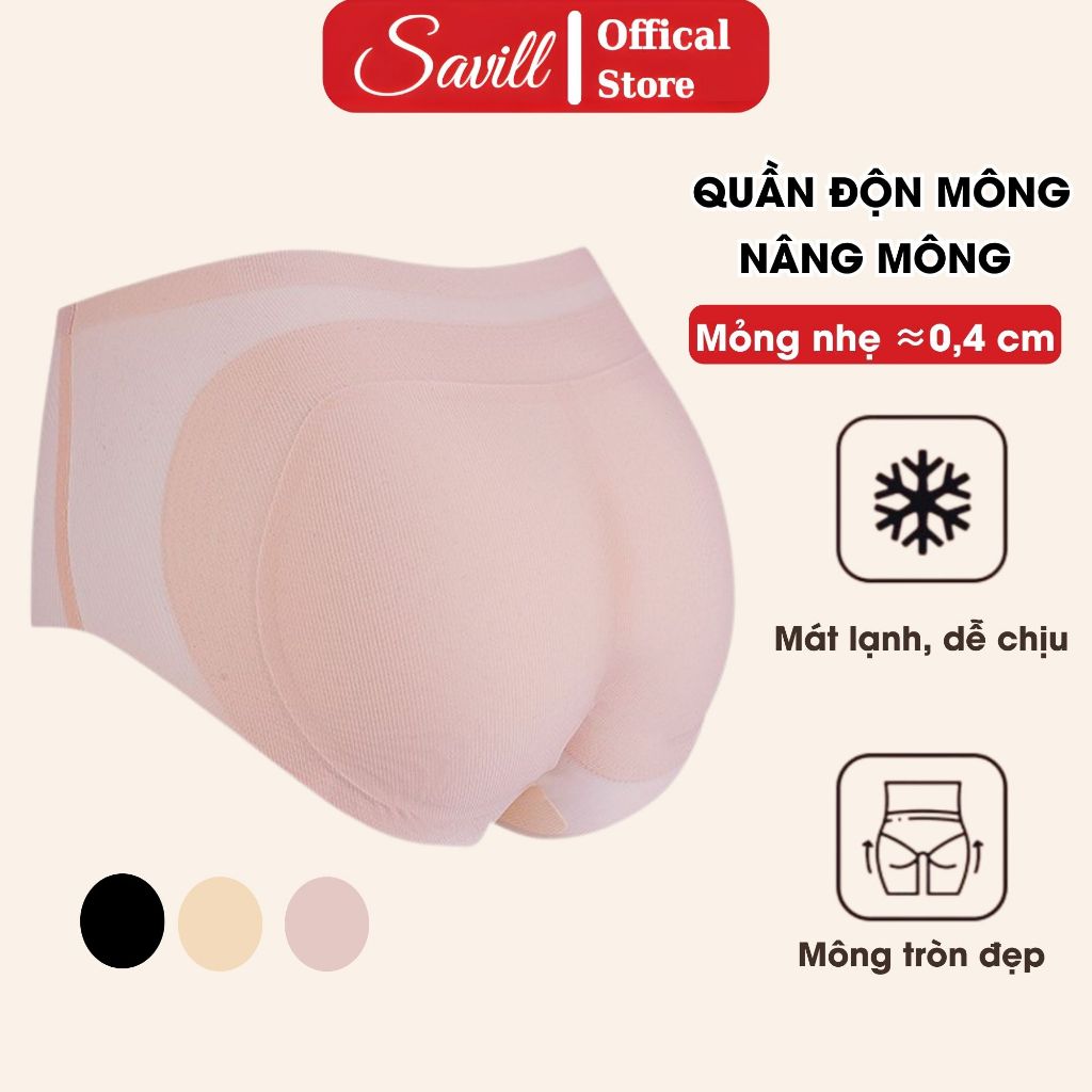 [ BST 2026 ] Quần độn mông nâng mông siêu tự nhiên, Quần lót độn mông su tàng hình không lộ viền SAV
