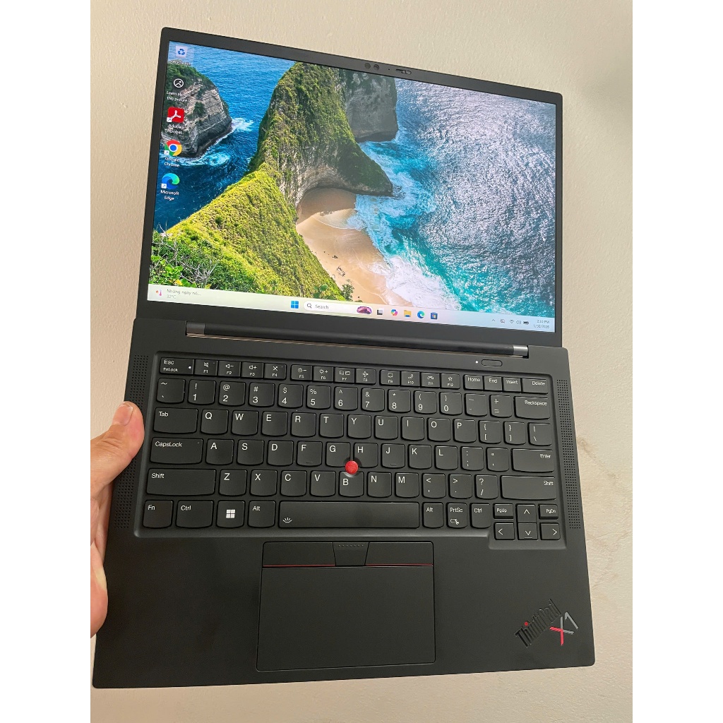 LENOVO THINKPAD X1 CARBON GEN 9 BẢN MĨ, I7 1185G7, RAM 16G, SSD 512G ZIN MÁY, 14 INCH FULL HD IPS, P