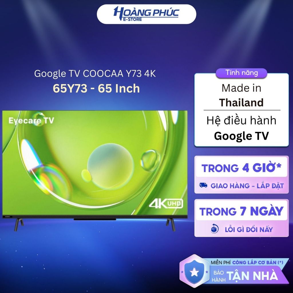 Google TV COOCAA Y73 4K - 65 inch 65Y73