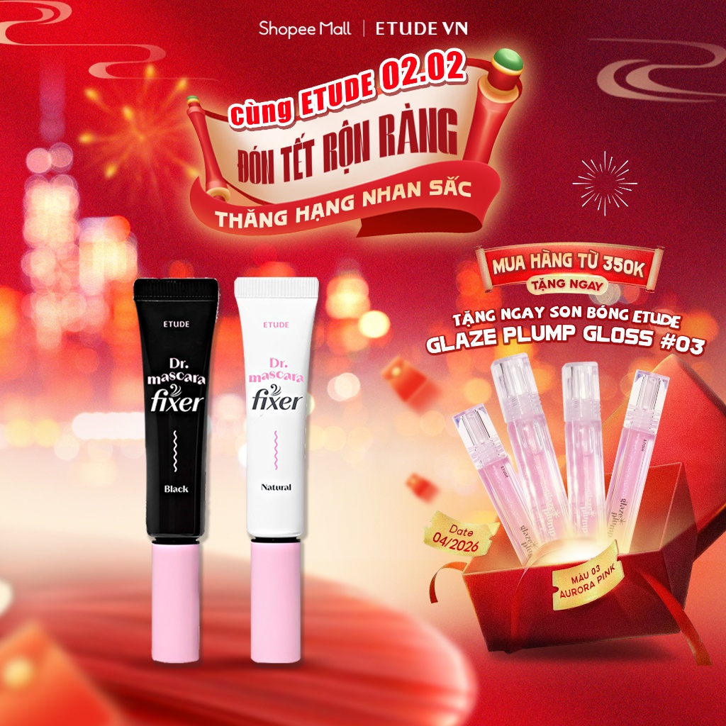 Mascara Cố Định Mi ETUDE Dr. Mascara Fixer 2 Màu
