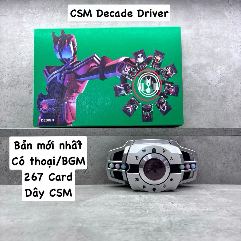 ĐỒ CHƠI THẮT LƯNG DX/CSM DECADE DRIVER BOOTLEG KAMEN RIDER DECADE