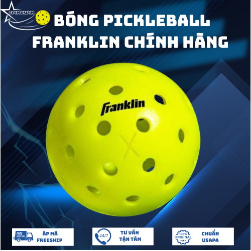 Combo 100–400 Bóng Franklin X40 Outdoor | Chuẩn USAPA, Siêu Bền Thi Đấu