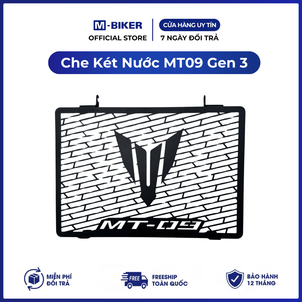 Che Két Nước MT09 Gen 3, bảo vệ két nước mt09 gen 3 | M-Biker