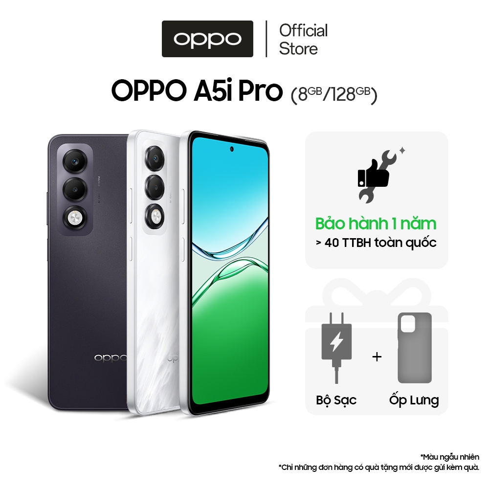 Điện thoại OPPO A5i Pro 8GB/128GB có NFC, nhân bản ứng dụng - Hàng chính hãng | BigBuy360 - bigbuy360.vn