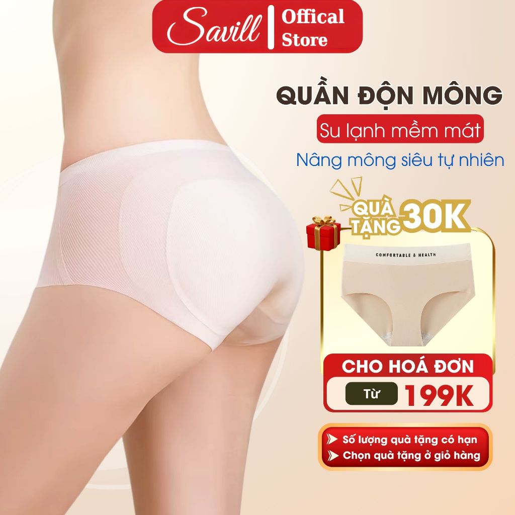 [ BST 2026 ] Quần độn mông nâng mông siêu tự nhiên, Quần lót độn mông su tàng hình không lộ viền SAV