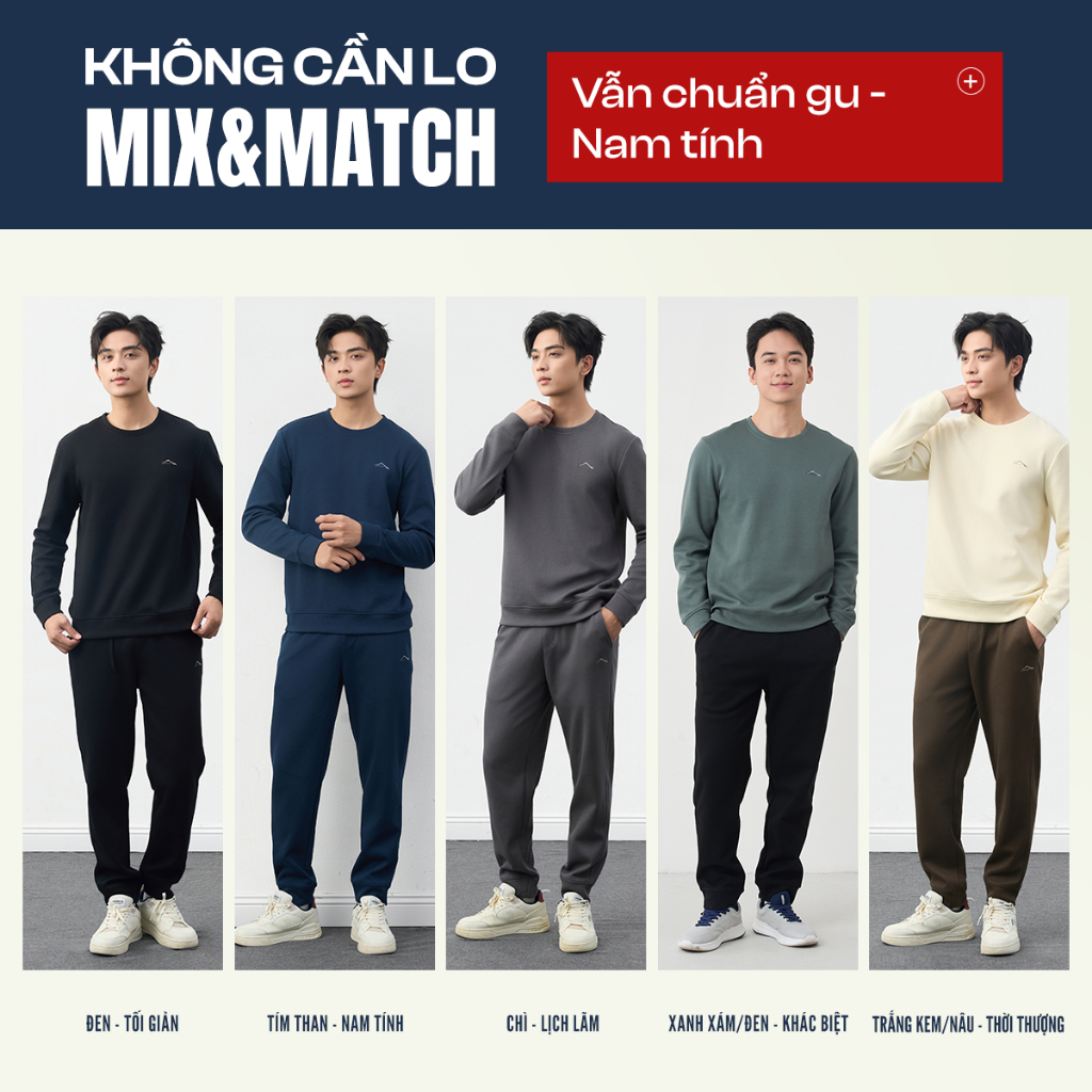 [GIÁ XẢ HÀNG] Quần Áo Nỉ Nam Mùa Đông 5S FASHION CHAMPION S-WARM Dày Dặn, Giữ Ấm, Thêu Tinh Tế (MBNI25013) | BigBuy360 - bigbuy360.vn