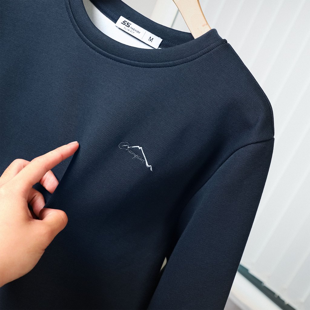 [GIÁ XẢ HÀNG] Quần Áo Nỉ Nam Mùa Đông 5S FASHION CHAMPION S-WARM Dày Dặn, Giữ Ấm, Thêu Tinh Tế (MBNI25013) | BigBuy360 - bigbuy360.vn