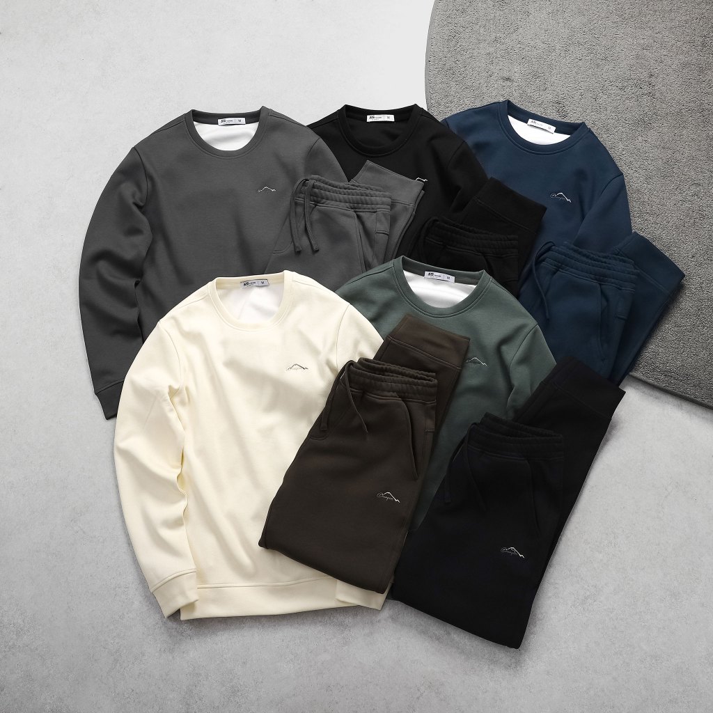 [GIÁ XẢ HÀNG] Quần Áo Nỉ Nam Mùa Đông 5S FASHION CHAMPION S-WARM Dày Dặn, Giữ Ấm, Thêu Tinh Tế (MBNI25013) | BigBuy360 - bigbuy360.vn