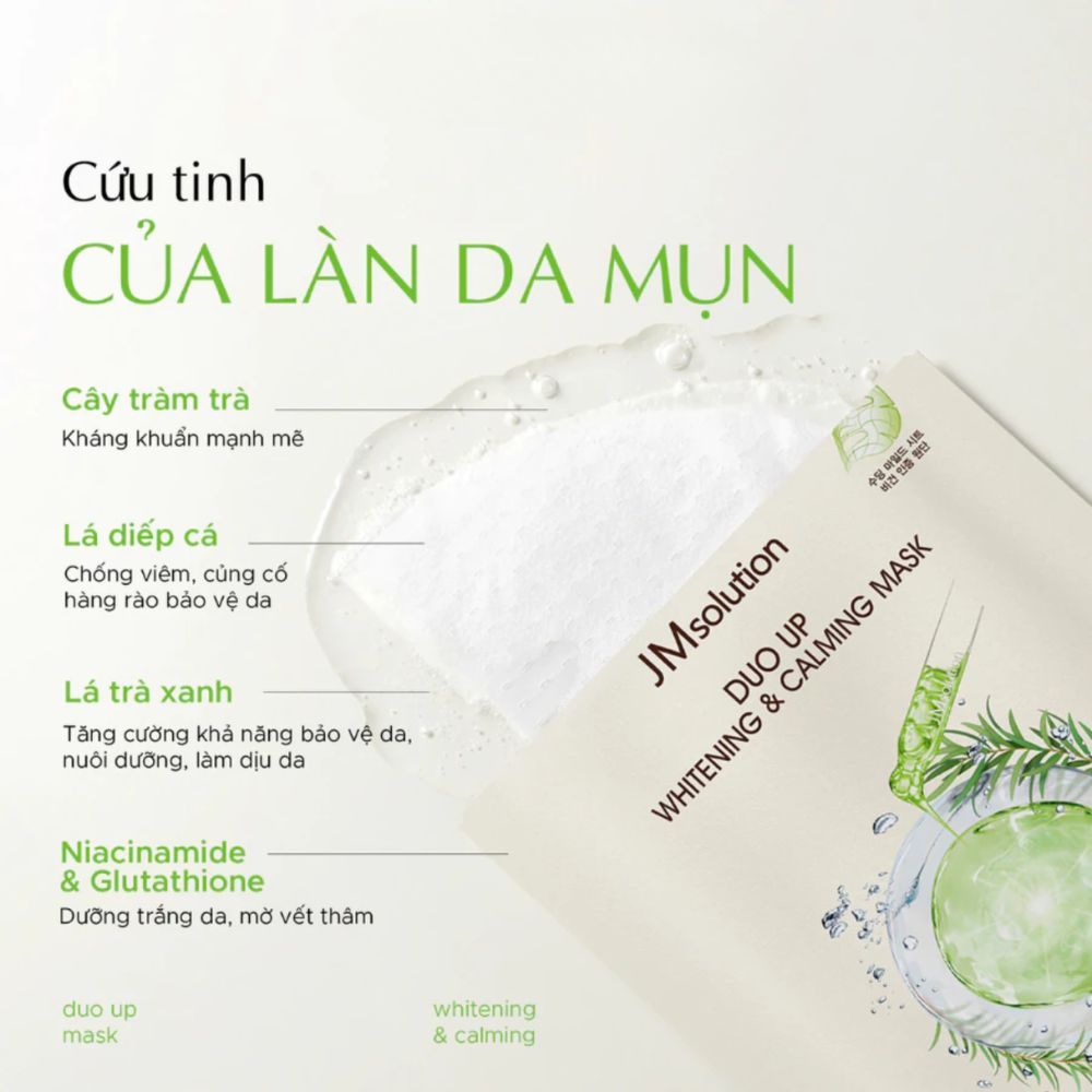 Ảnh 5 của Mặt nạ JMsolution giảm mụn, mờ thâm, cấp ẩm, phục hồi, chăm sóc da toàn diện.