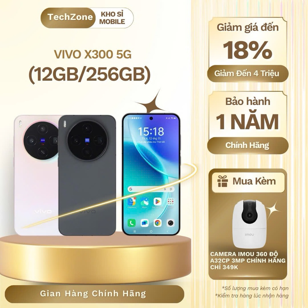 (Bản TTVN) VIVO X300 5G (12GB/256GB) - Hàng Chính Hãng Thị Trường Việt Nam, BH 2 Năm, Nguyên Seal | BigBuy360 - bigbuy360.vn