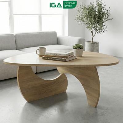 Bàn trà sofa thiết kế chân uốn nghệ thuật cho phong cách Minimalist hiện đại - GP423