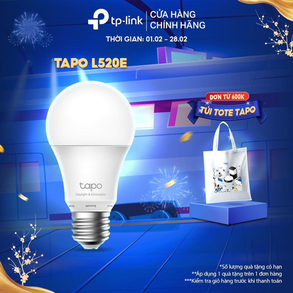 [Có App] Bóng Đèn Thông Minh TP-Link Tapo L520E / L535E Kết Nối WiFi Điều Chỉnh Từ Xa - Hàng Chính H