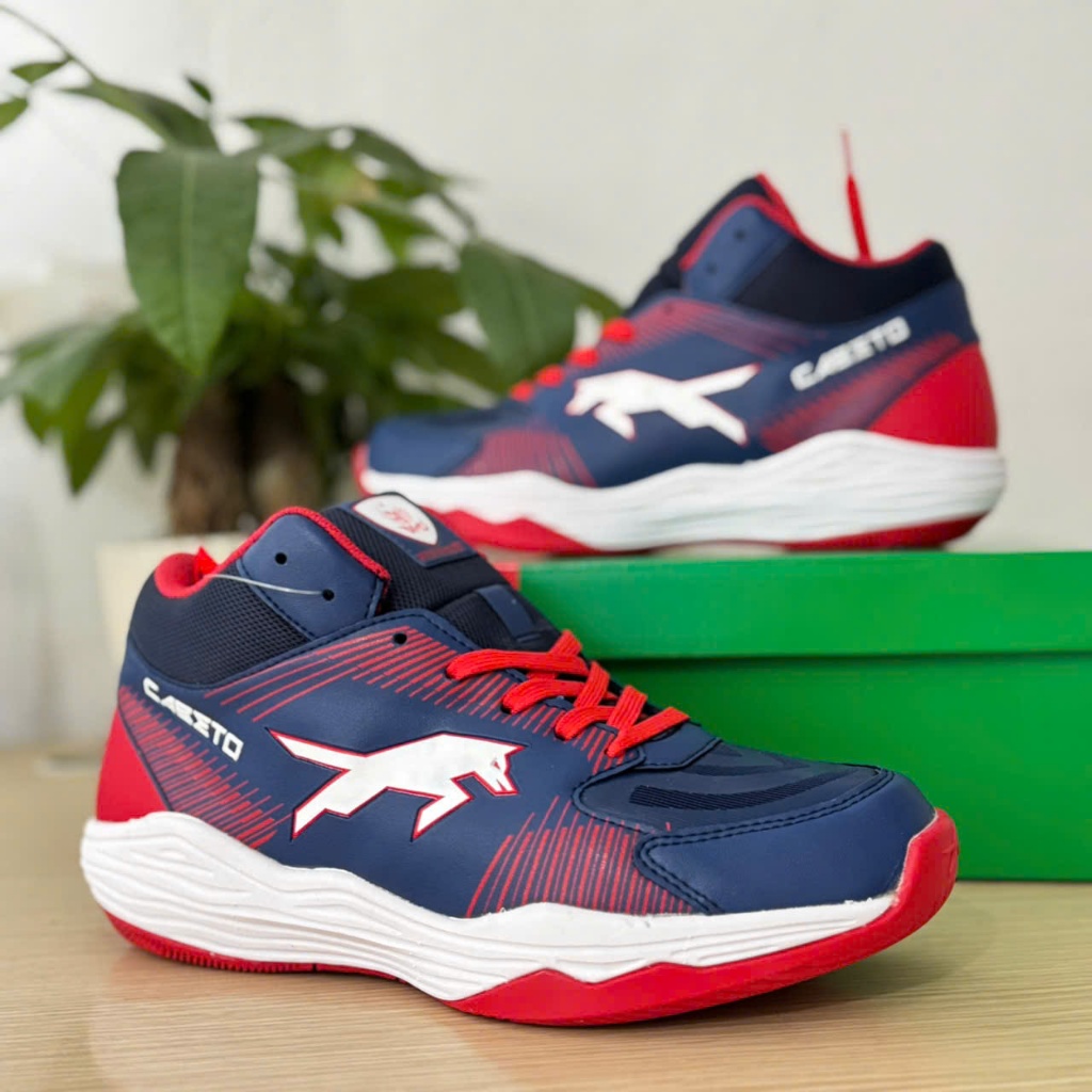 TẶNG TẤT - Giày bóng chuyền VHD Cabeto Sói đầu đàn cày sân bê tông, Giày bóng chuyền nam nữ