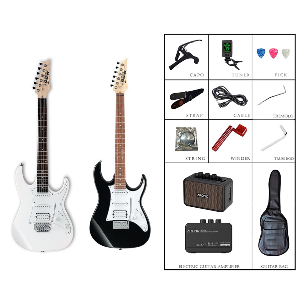 Combo Đàn Guitar Điện Ibanez GIO GRX40 HSS Aroma AG04