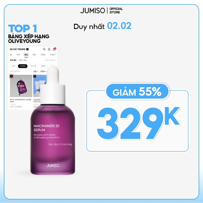 [Giảm 50% chỉ 2.2] [Niacinamide 20%] Tinh chất serum dưỡng sáng, mờ thâm mụn, kiềm dầu, thu nhỏ lỗ c