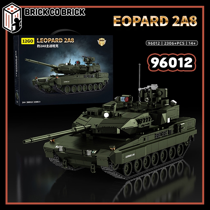 Mô hình Tank Leopard 2A8 Mô hình Tank Thế Chiến Quân sự Leopard 2A8 Hạng Nặng 96012