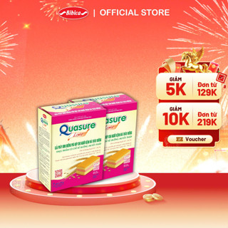 Combo 2 Bánh Bông Lan Quasure Light Bibica 126g, Thực Phẩm Dành Cho Người Ăn Kiêng, Tiểu Đường