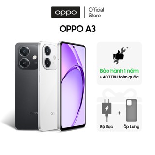 Điện Thoại OPPO A3 8GB/128GB, 8GB/256GB | Siêu bền | SUPERVOOC | Kháng nước và bụi - Hàng chính hãng