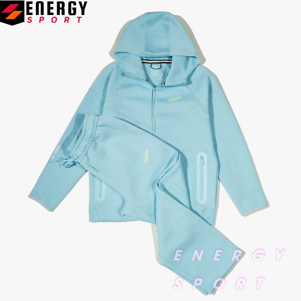 Bộ Quần Áo Thể Thao Cao Cấp Hoodie Ntech x Nocta - Xanh Dương Nhạt