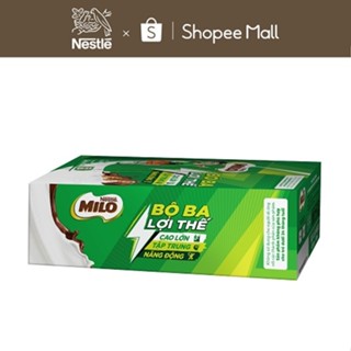 Sữa lúa mạch Nestlé® MILO® thùng 12 x 180ml (12x4x180ml)