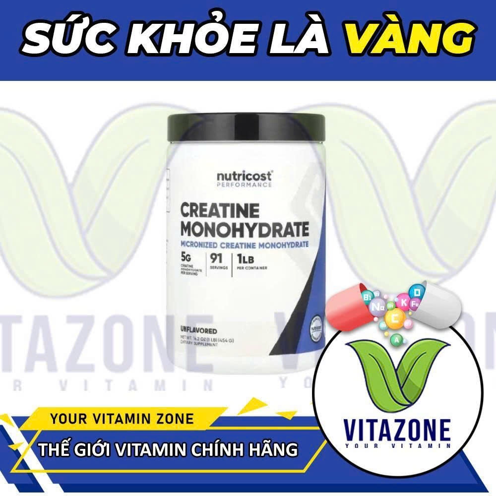 Nutricost Creatine – Bổ Sung Năng Lượng