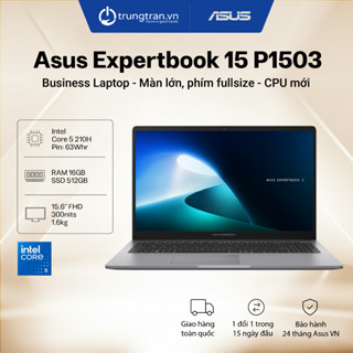 Laptop Asus Expertbook P1 P1503 | Core 5 210H | 16GB | 512GB | 15.6" FHD IPS - Trung Trần Store