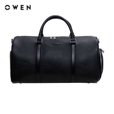 Owen - Túi da Freesize TUD256229 màu Đen chất liệu Da bò