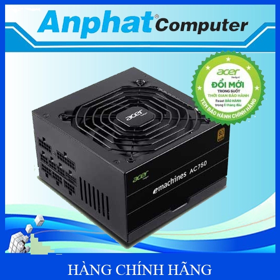Nguồn Máy Tính Acer AC750 FR Bronze Full Modular PCI-E 5.0 – Hàng Chính Hãng