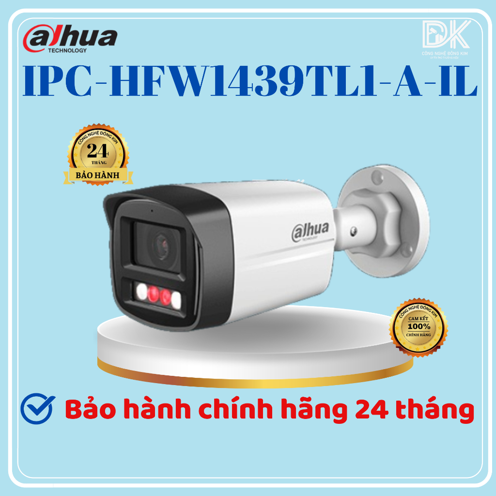 Camera IP 4MP DAHUA DH-IPC-HFW1439TL1-PV/  DH-IPC-HFW1439TL1-A-IL, CHÍNH HÃNG