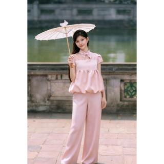 CLÉLIE Set áo và quần Ngư Yên