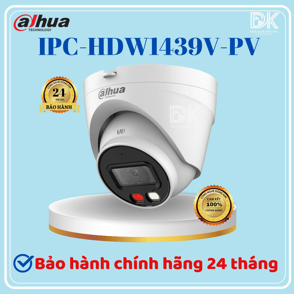 Camera IP 4MP Dome DAHUA DH-IPC-HDW1439V-A-IL/ DH-IPC-HDW1439V-PV, CHÍNH HÃNG