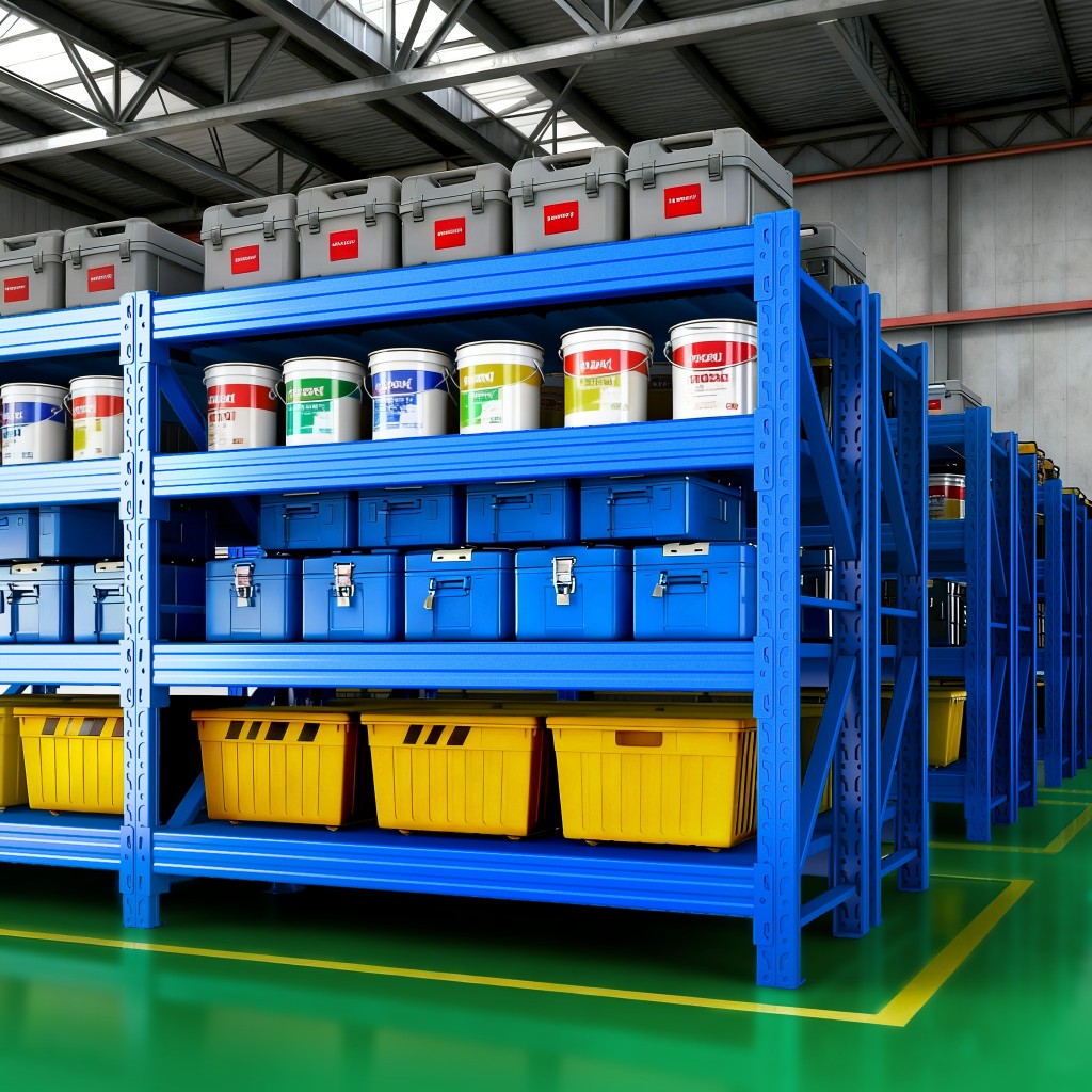 Kệ Kho Hàng Nhiều Tầng Giá Đồ Kệ Sắt Kệ Chứa Hàng Thép Công Nghiệp Lắp Ghép Giá Xưởng Cho Nhà Kho