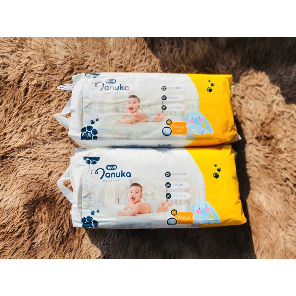 Bỉm Manuka Cao Cấp Cho Bé – Siêu Thấm Hút – Mỏng Nhẹ – Khô Thoáng Cả Ngày