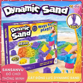 Set cát động lực vi sinh an toàn  kèm khuôn, Đồ chơi cát  an toàn cho bé hộp cao cấp Sansanvu.vn