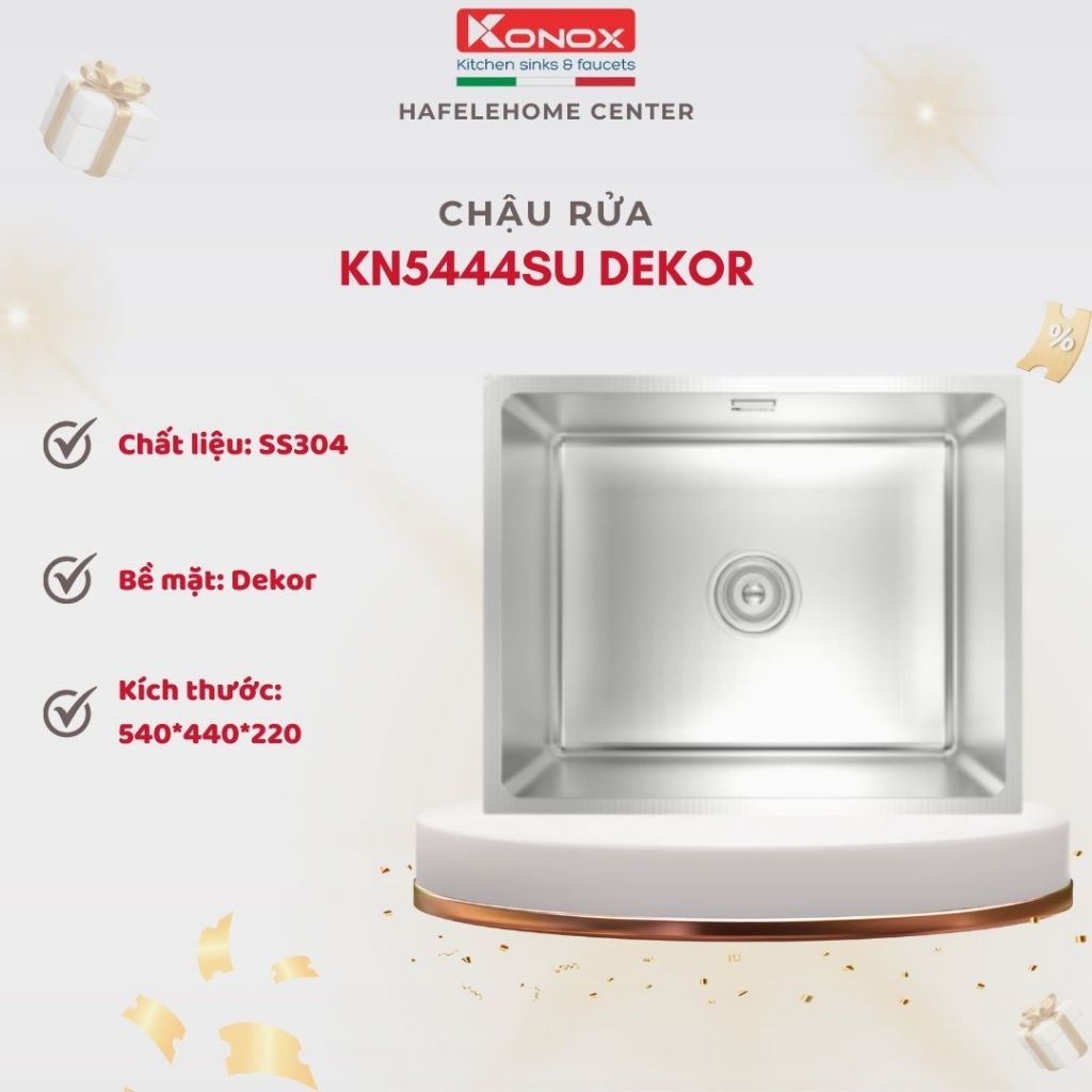 Chậu Rửa Chén Konox Dekor KN5444SU – Thiết Kế Sang Trọng, Tinh Tế