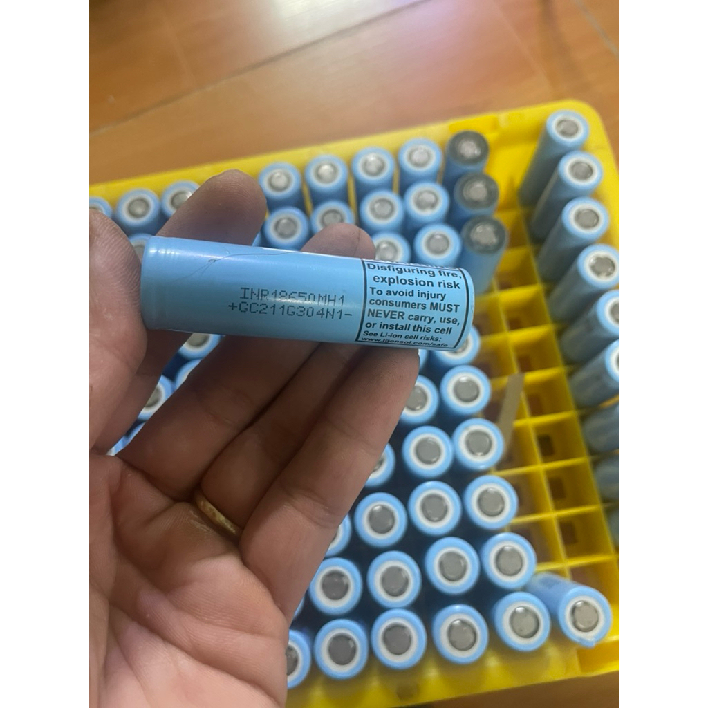 combo 10 Cell Pin LG Mh1 tháo Khối dung lượng 3000mAh