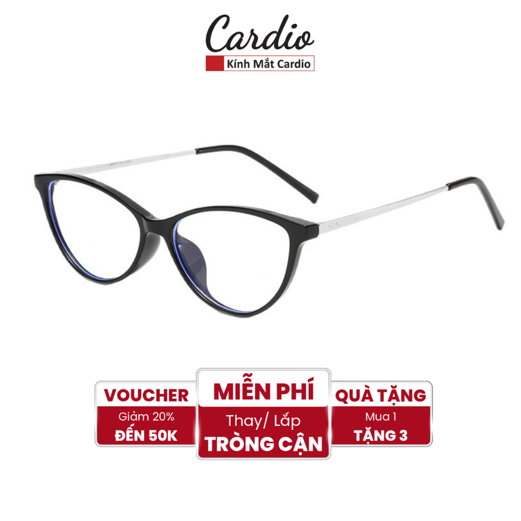 Gọng Kính Cận Có Độ Sẵn Phong Cách Cá Tính, Mắt Kính Nữ Cardio Nhận Lắp Tròng Cận Loạn Theo Yêu Cầu 